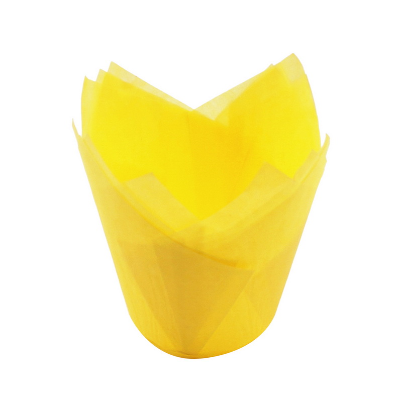 Tulip Shaped Cupcake Baking Cup Set 50 Pcs