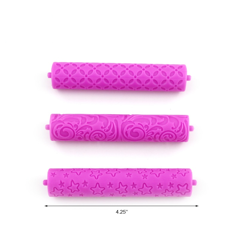 Decorating Rolling Pin 3 pcs Set